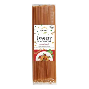 PROBIO Špagety semolinové celozrnné 500 g BIO